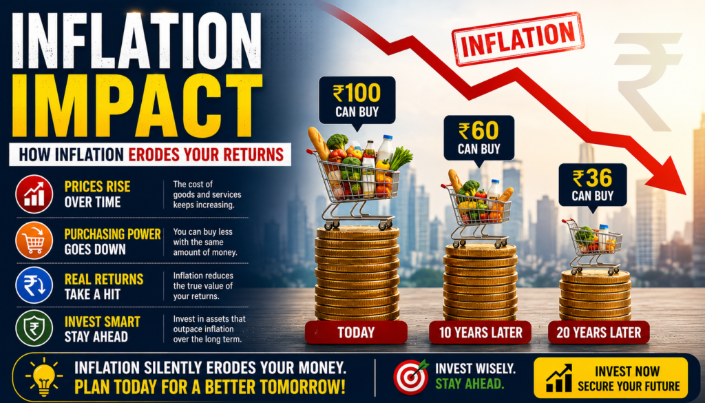 Inflation Impact on SIP Returns: How Inflation Silently Erodes Your Wealth